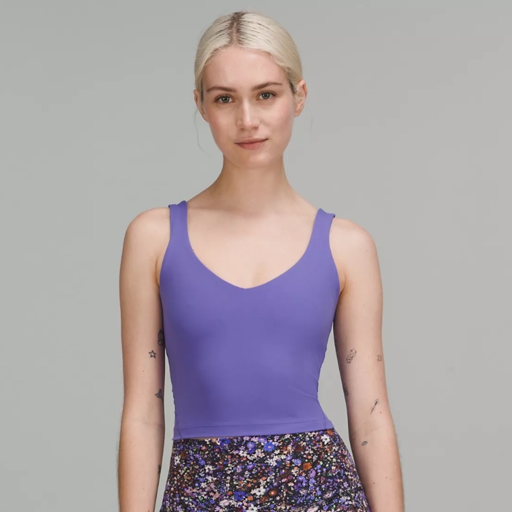 Purple lululemon align tank top